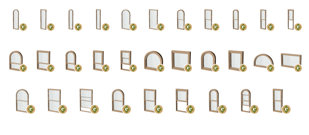 Галерея мода Набор окон Maple & S.Constructions Pt.2 #1